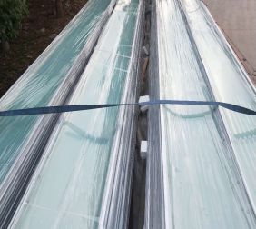 金属锁边采光板